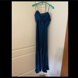 Long Blue Gown